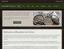 Tablet Screenshot of mountaingirlsilver.com